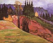 Edvard Munch Forest oil painting on canvas